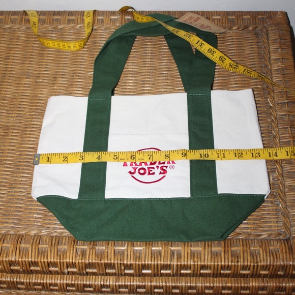 Trader Joe's mini canvas tote bag. - Picture 4 of 4